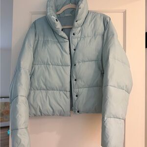 ALO Yoga Sky Blue Puffer Jacket